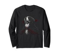 Bovaro del Bernese Amante Halloween Spettrale Gotico Vampiro Maglia a Manica