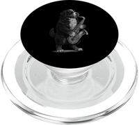 Bovaro del Bernese che suona sassofono musica jazz amante dei cani PopSockets PopGrip per MagSafe