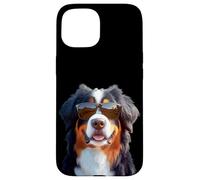 Bovaro del Bernese con Occhiali da Sole Cani Dolci Custodia per iPhone 15