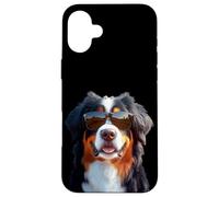 Bovaro del Bernese con Occhiali da Sole Cani Dolci Custodia per iPhone 16 Plus