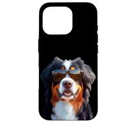 Bovaro del Bernese con Occhiali da Sole Cani Dolci Custodia per iPhone 16 Pro