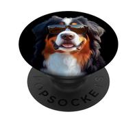 Bovaro del Bernese con Occhiali da Sole Cani Dolci PopSockets PopGrip Adesivo