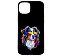 Bovaro del Bernese con occhiali da sole Pop Art Custodia per iPhone 15 Plus