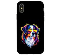 Bovaro del Bernese con occhiali da sole Pop Art Custodia per iPhone X/XS