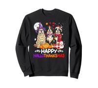 Bovaro del Bernese Hallothanksmas Halloween Ringraziamento Felpa