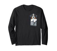 Bovaro del Bernese In Una Tasca Divertente Bovaro del Bernese Maglia a Manica