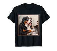 Bovaro del Bernese Piano Dog Maglietta