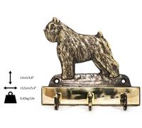Bovaro delle Fiandre - gancio di ottone con un cane Art Dog IT