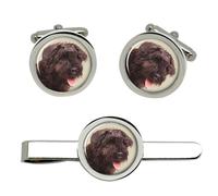 Bovaro Delle Fiandre Gemelli E Fermacravatta Set