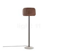 Lampada da terrazza Bover Fora P, marrone grafite/marrone, altezza 165 cm, Bover