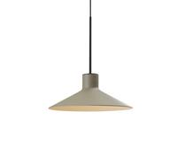 Bover Lampada LED a sospensione Platet, nero/grigio oliva, Ø 20 cm Bover