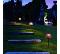 Bover Lampioncino LED Atticus, altezza 50 cm, marrone grafite/marrone Bover