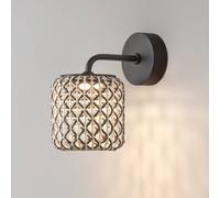 Bover Nans A Applique da esterno a LED, marrone, Ø 16,7 cm Bover