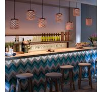 Bover Nans Lampada a sospensione LED, rosso - 17 cm