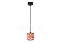 Bover Nans Lampada a sospensione LED, rosso - 17 cm