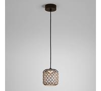 Bover Nans Lampada a sospensione LED, marrone - 17 cm