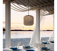 Bover Lampada a sospensione Nans S/31 LED marrone 32 cm da esterno