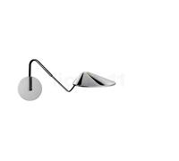 Bover Nón Lá Lampada da parete LED, cromo lucido - 62 cm - con Dimmer