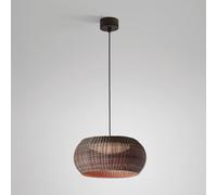 Bover Lampada a sospensione da esterno Perris, marrone/marrone, Ø 47 cm Bover