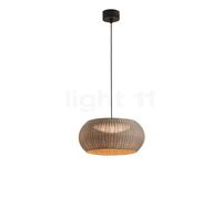 Bover Lampada a sospensione da esterno Perris, marrone/marrone, Ø 47 cm Bover
