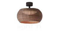 Bover Plafoniera da esterno a LED Perris, marrone/marrone, Ø 47 cm Bover