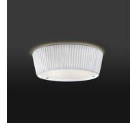 Bover Plafonet 43 plafoniera nastro tessuto bianco Bover