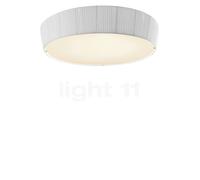 Bover Plafonet 95 plafoniera nastro tessuto bianco Bover