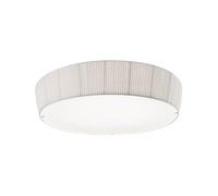 Bover Plafoniera LED Plafonet, Ø 95 cm, bianco, alluminio/tessuto Bover