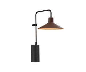 Bover Platet A01 applique LED est paralume marrone Bover