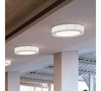Bover plafoniera Urban, argento/bianco, Ø 60 cm Bover