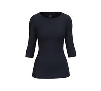 Boviva Silver Basic Boat Neck Uboot U Boot Scollo Boatneck a 3/4 maniche a 3/4, maglietta basic, maglietta a maniche corte, tinta unita, estate, argento, Marine Classic, 42