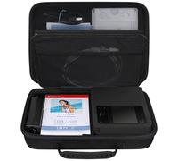 BOVKE Custodia compatibile con la stampante fotografica compatta Canon SELPHY CP1500, spazio aggiuntivo per set di inchiostri a colori/carta Canon e altri accessori, Nero
