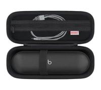 BOVKE Custodia da Trasporto per Beats Pill - Altoparlante Bluetooth portatile, Nuova Borsa Porta Altoparlanti Wireless Beats Pill con Tasca Extra in Rete per Cavi di Ricarica, Accessori, Nero