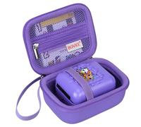 BOVKE Custodia da trasporto per Bitzee Disney/Bitzee Magicals/Bitzee Interactive Toy Digital Pet Custodia, Caso per Bitzee Virtual Electronic Pets Toys, Spazio extra per batterie, Viola + Viola