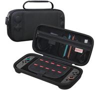 BOVKE Custodia da Trasporto per il Nuovo Nintendo Switch 2, Switch 2, Borsa Rigida da Viaggio, Tasca Extra in Rete per Joy-Con, Cavi, Cartucce di Gioco e Accessori, Nero+Nero [Video Gioco]