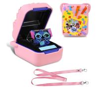BOVKE Custodia in silicone per Bitzee Disney Interactive Toy con 30 personaggi all'interno, Bitzee Disney Digital Pet Custodia protettiva per Bitzee Virtual Electronic Pets Kids Disney Toys, Rosa