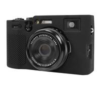 BOVKE Custodia Morbida per Fotocamera Digitale X100VI, Custodia Protettiva in Silicone X100VI, Custodia in Gomma per Fotocamera per Fuji X100VI, Nero