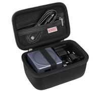 BOVKE Custodia per Anker 3-in-1 Cube MagSafe Charger 15W Max Fast Charging Foldable Wireless Charger, Spazio Extra per Adattatore e Cavi, Nero