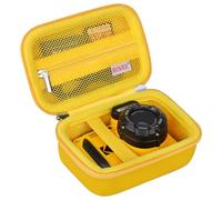 BOVKE Fondina da viaggio per fotocamera digitale Kodak PIXPRO WPZ2 resistente all'acqua e agli urti, WPZ2 Borsa portaoggetti per videocamera subacquea con tasca in rete per cavi, schede SD, Gialla