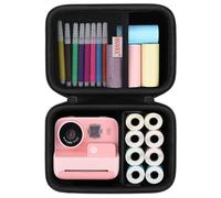 BOVKE Macchina Fotografica Istantanea Custodia per HiMont/ASTGMI/MYSTILUCK/TIATUA/CAMCLID/CNAPXAIA Macchina Fotograficas Bambini Istantanea, Macchinario Istanza Fotografica per Bambini Borsa, Nero