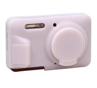 BOVKE Silicone Custodia per KODAK FRIENDLY ZOOM FZ55 Compatta Fotocamera, KODAK FRIENDLY ZOOM FZ55 Morbido Fotocamera Protettivo Copertura Custodia Gomma con Rimovibile Lente Copertura, Gelatina Rosa