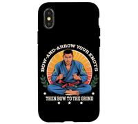 BOW AND ARROW YOUR KNOTS THEN BOW TO THE GRIND Custodia per iPhone X/XS