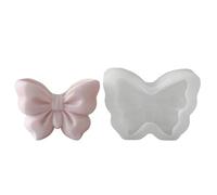 Bow Candle Mold - 3D Ribbon Knot Silicone Shell, Easy Release Wax Casting Tool, Aesthetic Coquette Home Decor, Durable Epoxy Resin Base, Elegant Wedding Party Favor Maker | For Soap Making