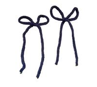 Bow di Natale elegante stile 2000 clip laterale per capelli Bow dolce ragazza Fairy Bow 3D Bowknot Balletcore