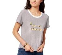 Bow & Drape Donna Just In Queso T-Shirt Decorata