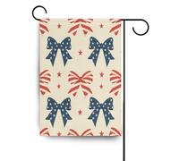 Bow Flag 2 4th Of July Independence Day Red Blue navy bandiere banner all'aperto per la decorazione del portico 28x40 double sided