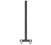 Bow Gear T-Square Righello Righello di Livellamento, Leggero Accordatore a Clip per il Collegamento delle Corde, Pinza di Bloccaggio del Punto della Corda per Misurare la Corda