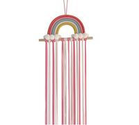 Bow Holder For Girls, Hair Bows, Wall Mount Hair Clip, Holder And Storage, Rainbow Design Multi-Purpose Hair Clip Storage Display, Bow Organizer For Girls Hair Bows, 31.5x13.78 inches