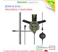 BOW-M EVO CUFFIA MIDLAND MILITARE CON MICROFONO A BRACCETTO PER G7 G8 G9