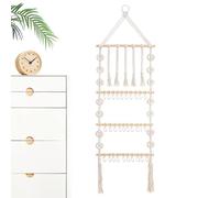 Bow Organizer Rack, Headband Holder Hanger, Wall-Mounted Display Tool, Multi-Layer Woven Design, Space Saving Storage, 37.8x13.78 For Nursery Bedroom Dormitory Decor